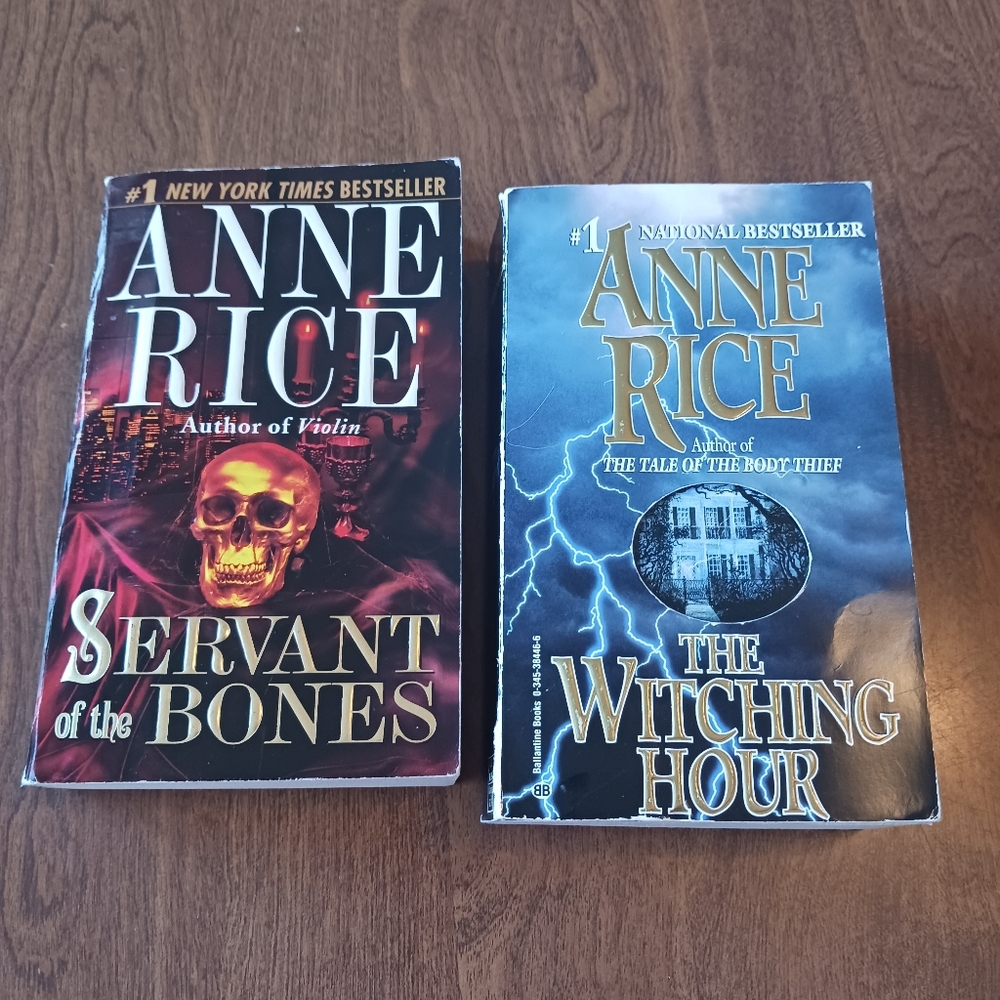 Anne Rice Book Bundle Of Two Paperbacks